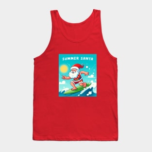 Santa in summer style Tank Top